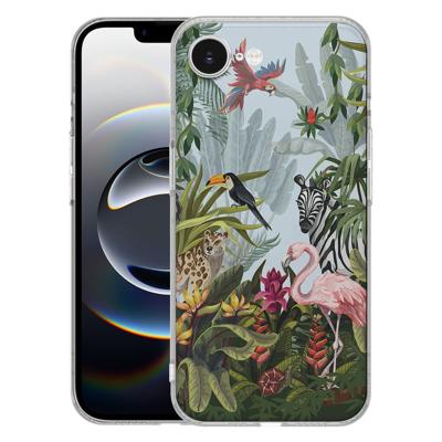 TPU Hoesje iPhone 16e - Jungle Backcover