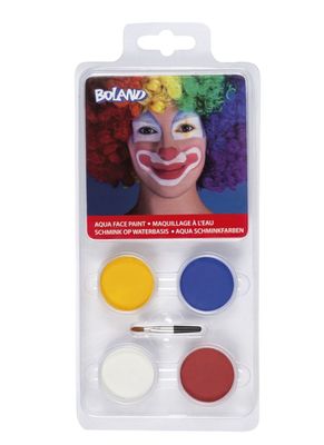 Palette aqua face paint clown