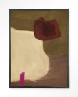 Urban Cotton Wandkleed 'Navia' 145 x 190cm in Floating Frame - black