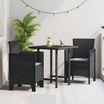 Tuinstoel 2 pcs Antraciet 53 x 49 x 85 cm PP
