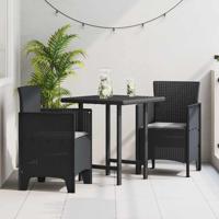 Tuinstoel 2 pcs Antraciet 53 x 49 x 85 cm PP
