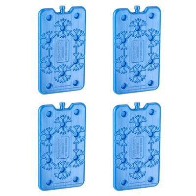 6x Blauwe koelelementen 400 ml 14 x 25 cm