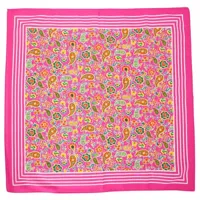 Boeren zakdoek Paisley Roze 55 x 55 cm
