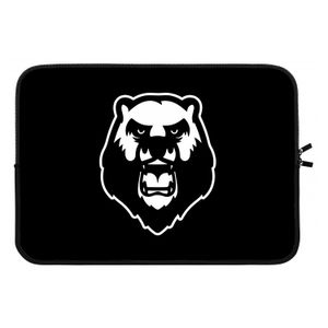 Angry Bear (black): Laptop sleeve 13 inch