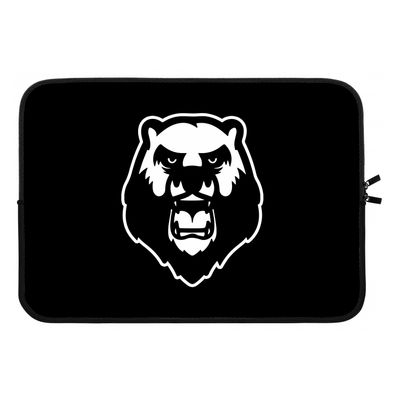 Angry Bear (black): Laptop sleeve 13 inch