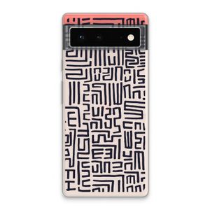 Moroccan Print: Google Pixel 6 Transparant Hoesje
