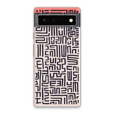 Moroccan Print: Google Pixel 6 Transparant Hoesje