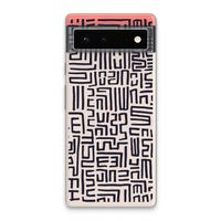 Moroccan Print: Google Pixel 6 Transparant Hoesje