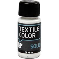 Creativ Company Textielkleur, dekkend, wit, 50 ml/ 1 fles