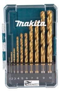 Makita Accessoires D-72849 | Metaalborenset | 10-delig | HSS-TiN - D-72849