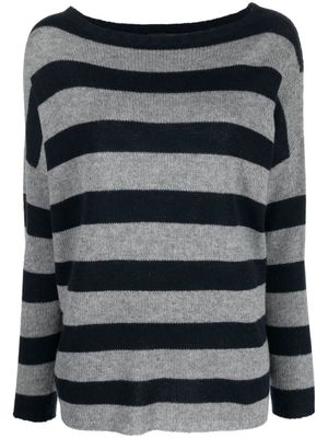 Fabiana Filippi pull en cachemire à rayures - Gris