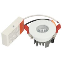 BM100-12 Rond vast IP44 Wit