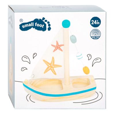 Small Foot badspeelgoed houten zeilboot zeester