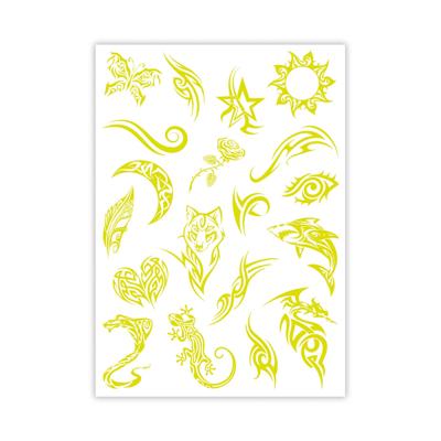 Clementoni crazy chic - urban tattoos glow in the dark