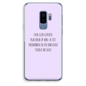 Tequila: Samsung Galaxy S9 Plus Transparant Hoesje