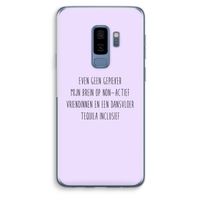 Tequila: Samsung Galaxy S9 Plus Transparant Hoesje