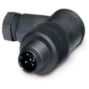 Phoenix Contact 1681091 Sensor/actuator connector, niet geassembleerd M12 Aantal polen (sensoren): 4 Stekker, haaks 1 stuk(s)