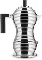 Alessi Percolator Pulcina - MDL02/1 B - Zwart - 1 kops - door Michele De Lucchi - thumbnail