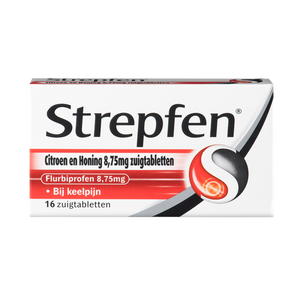 Strepfen Citroen & Honing 8.75mg Zuigtabletten