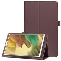 Lunso - Stand flip sleepcover hoes - Samsung Galaxy Tab A7 Lite - Bruin