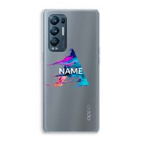 Abstract Spectrum: Oppo Find X3 Neo Transparant Hoesje
