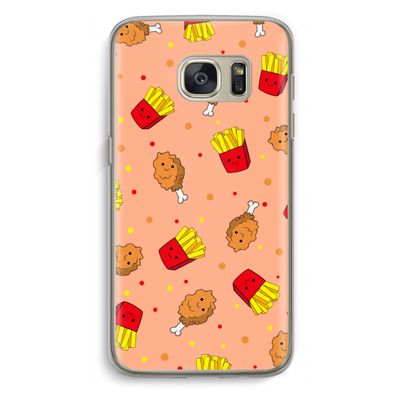Chicken 'n Fries: Samsung Galaxy S7 Transparant Hoesje