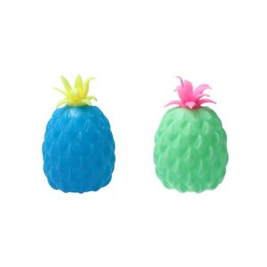 Banzaa Ananas Waterparels Stressbal 11x7cm 2 stuks Blauw ? Groen