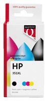 Inktcartridge quantore hp 351xl cb338ee hc kleur | 35 stuks