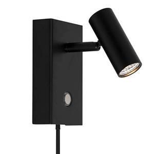 Nordlux LED Wandlamp Omari 3.2W zwart touch - 4800438