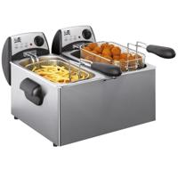 Fritel FR 1355 Duo Friteuse Zilver