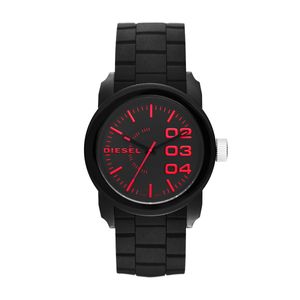 Horlogeband Diesel DZ1777 Silicoon Zwart 24mm