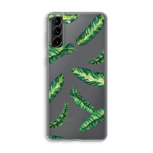 Lange bladeren: Samsung Galaxy S21 Plus Transparant Hoesje