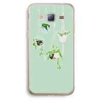 Hang In There: Samsung Galaxy J3 (2016) Transparant Hoesje Hang In There: Samsung Galaxy J3 (2016) Transparant Hoesje