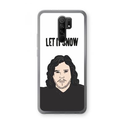 Let It Snow: Xiaomi Redmi 9 Transparant Hoesje