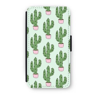 Cactus Lover: iPhone XS Flip Hoesje