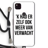 Meer verwacht: Pixel 4a 5G Transparant Hoesje met koord