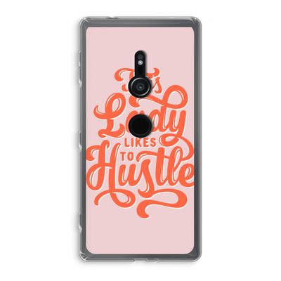 Hustle Lady: Sony Xperia XZ2 Transparant Hoesje