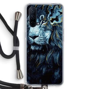Darkness Lion: OnePlus Nord CE 5G Transparant Hoesje met koord