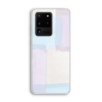 Square pastel: Samsung Galaxy S20 Ultra Transparant Hoesje Square pastel: Samsung Galaxy S20 Ultra Transparant Hoesje