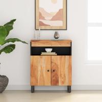 Dressoir met 2 deuren 60x33x75 cm massief acaciahout