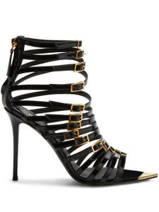 Giuseppe Zanotti sandales Inntriigo Punk 105 mm en cuir - Noir