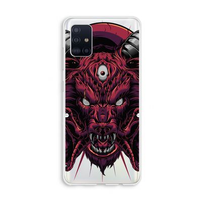 Hell Hound and Serpents: Galaxy A51 4G Transparant Hoesje