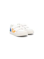 VEJA baskets en cuir à attaches scratch - Blanc