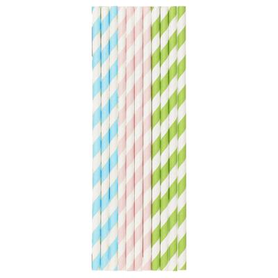 Duni Papieren Rietjes Pastels 20cm 25st