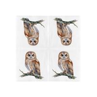 Esschert Design servetten uil 33cm