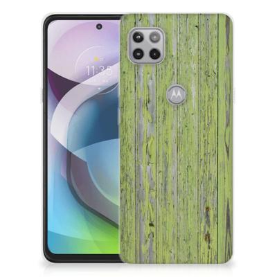 Motorola Moto G 5G | Bumper Hoesje | Green Wood