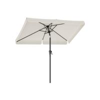 Rechthoekige parasol zonder voet, beige / 300 x 200 cm