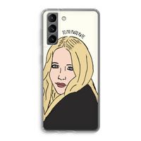 Mary Kate: Samsung Galaxy S21 Transparant Hoesje