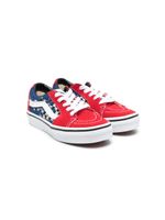 Vans Kids baskets Sk8 à détails réfléchissants - Rouge