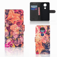 Motorola Moto E5 Plus Hoesje Bosje Bloemen - thumbnail